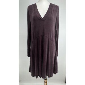 Anthropologie Dolan Dress Womens Small Purple LS Lagenlook Whimsygoth Y2K Grunge